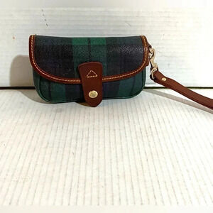 Dooney Bourke canvas wristlet